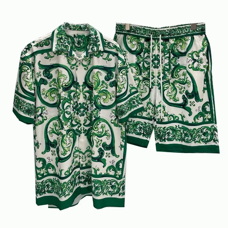 Men'S Fashion Videos - 2026 Zomer Digitale Print Casual Korte