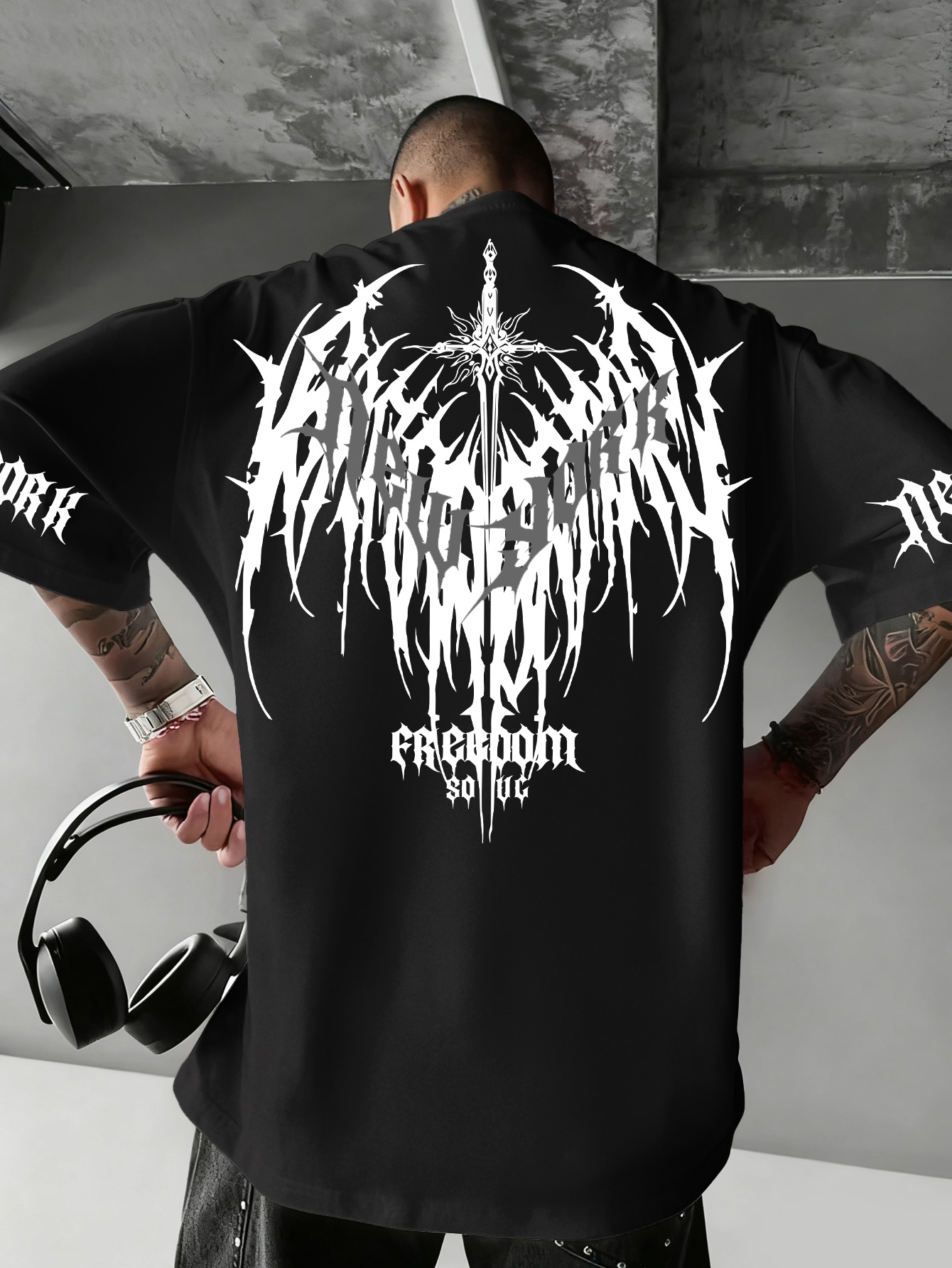 Men'S Fashion New York - Hiphop-T-shirt met korte mouwen voor heren,