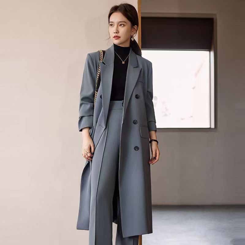 Men'S Fashion X - FANAN Elegante lange trenchcoat dames Koreaanse
