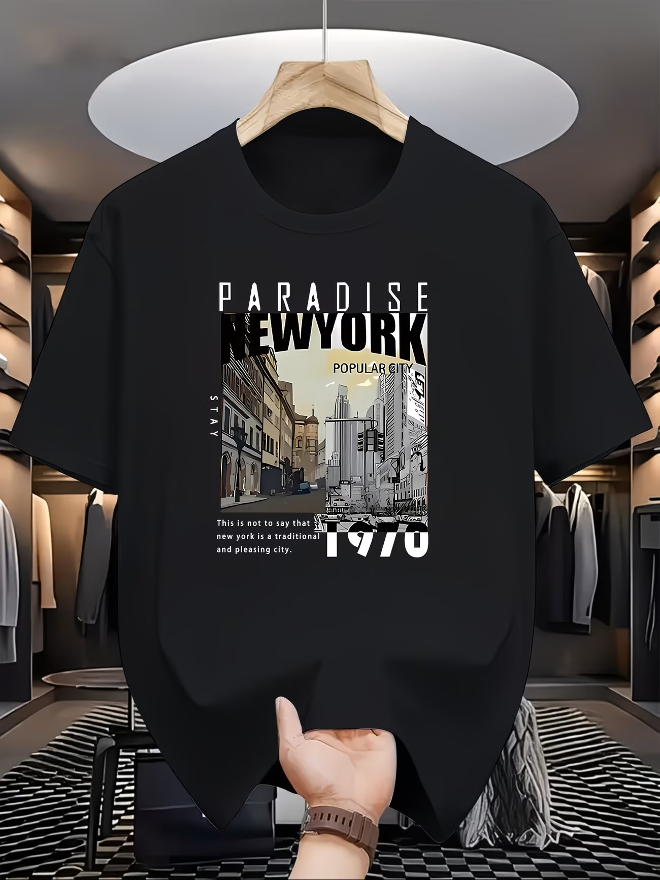 Men'S Fashion New York - Herenmode Casual PARADISE NEW YORK T-shirt