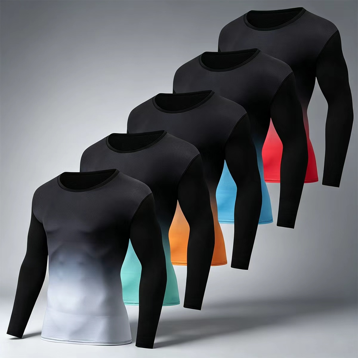 Men'S Fashion T Shirts - 1/2-delig herfst/winter heren- en tienermode T-shirt