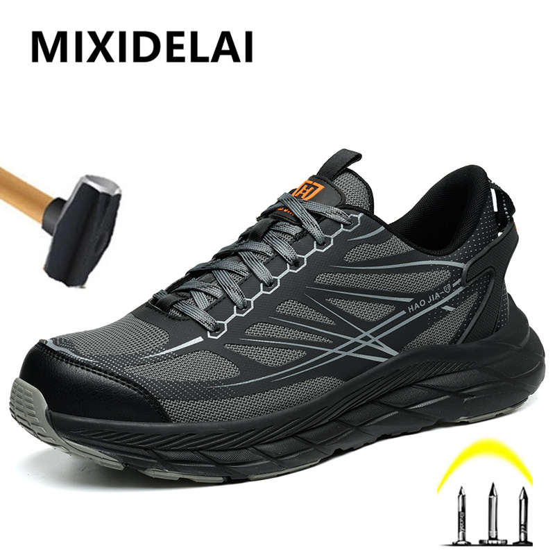 Mens Fashion Trainers - Mode werksneakers Schoenen met stalen neus