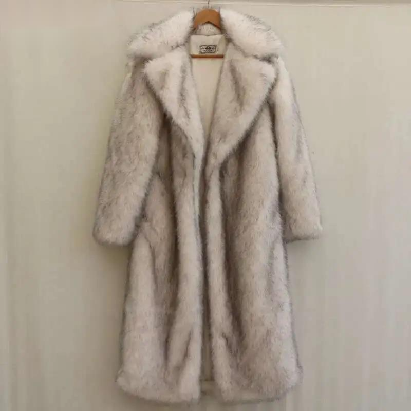 Men'S Fashion X - Heren Nertsen Bontjas Winter Warm Mode