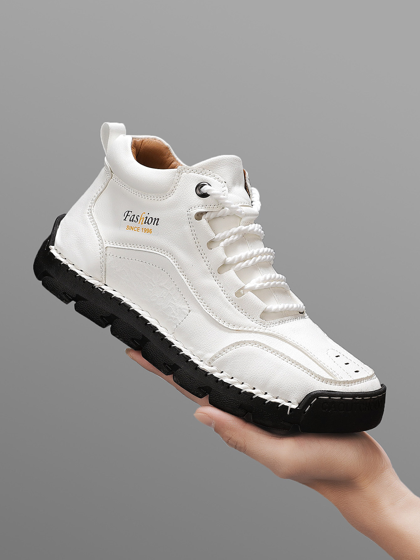 Men'S Fashion News - Handgemaakte halfhoge vrijetijdsschoenen voor heren, eenvoudige