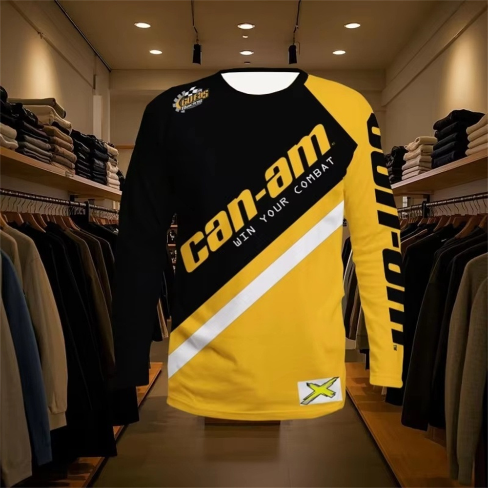 Men'S Fashion T Shirts - Motorcycle Racing T-shirt met lange mouwen