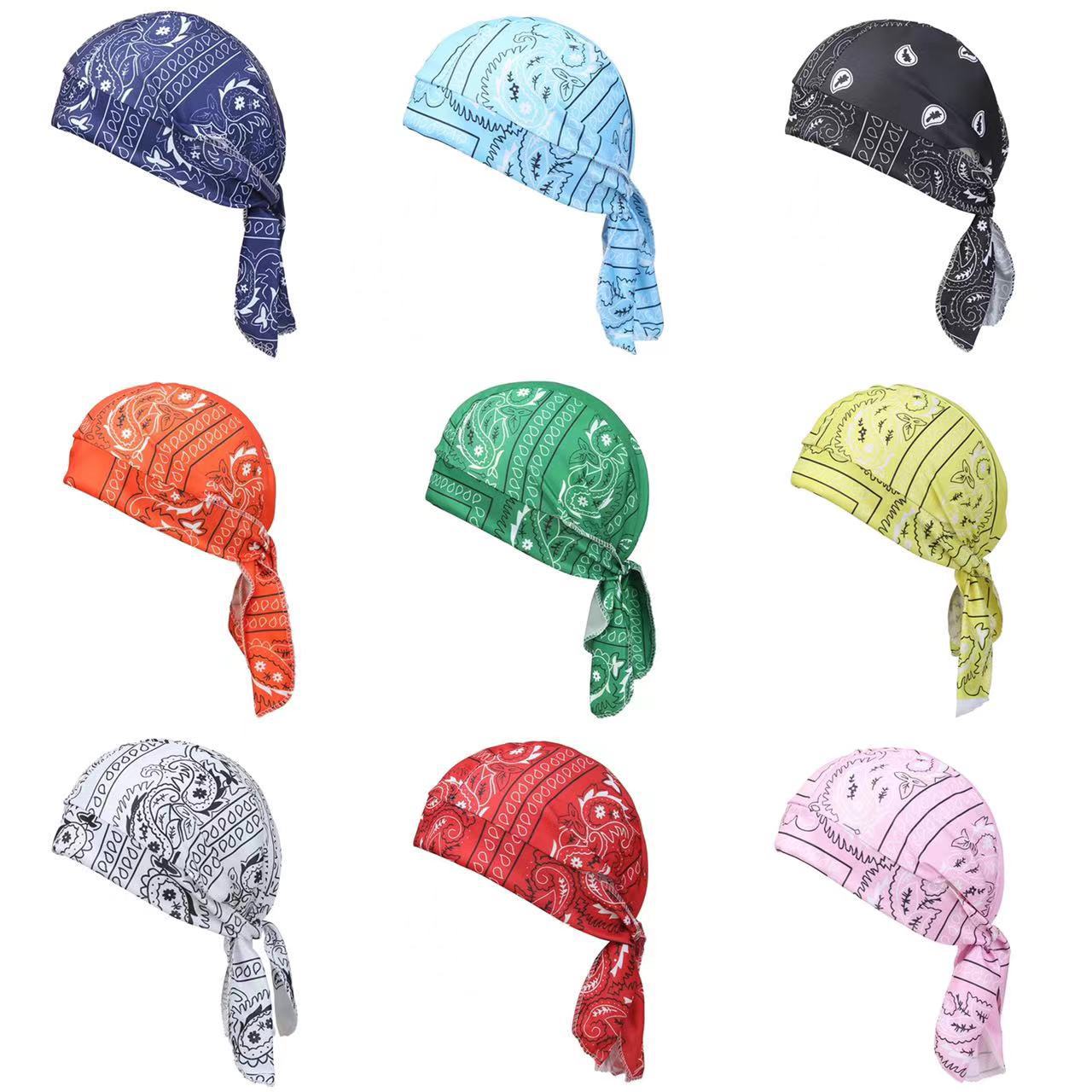 Men'S Fashion With Hat - Heren bandana sjaal fietsen hoofddoek zakdoek