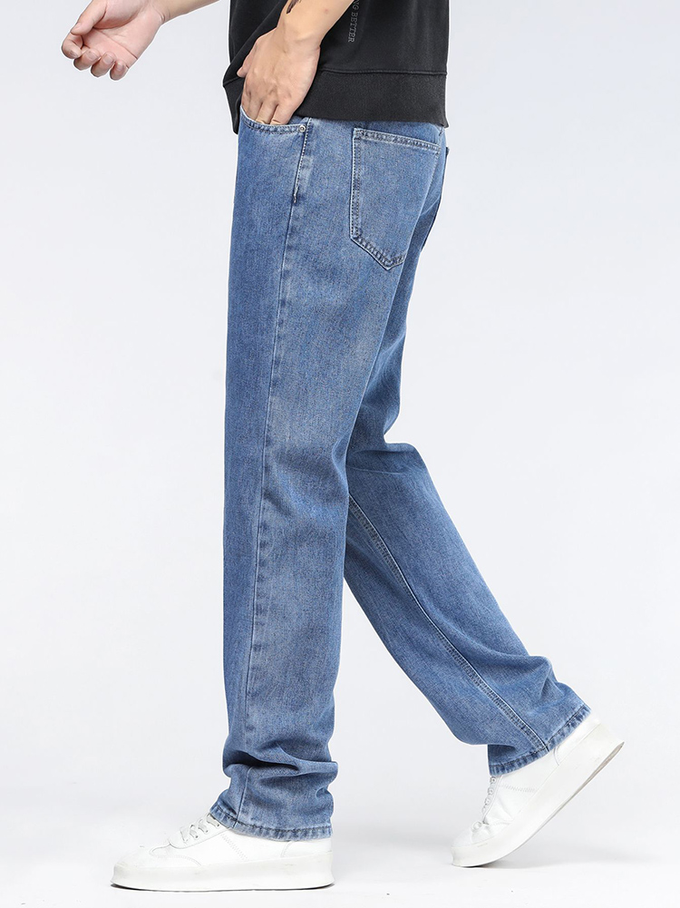 Koreaanse mode-baggy jeans voo - Men'S Fashion Grey Jeans recensie en prijs