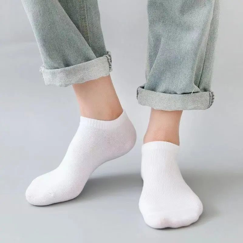 5 paar unisex casual effen kle - Socks Ankle Men recensie en prijs