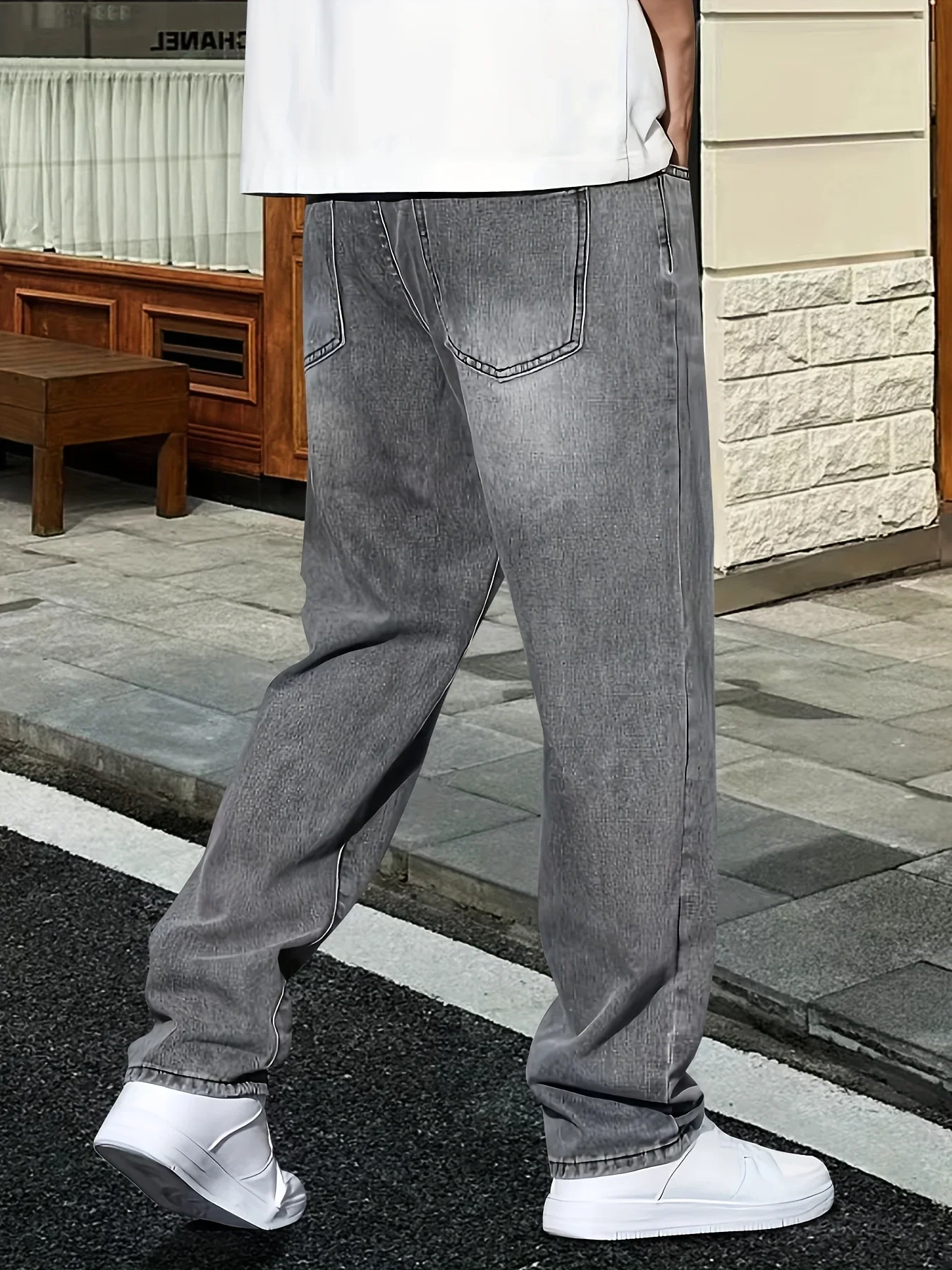 Herenmode grijze jeans casual  - Men'S Fashion Grey Jeans recensie en prijs