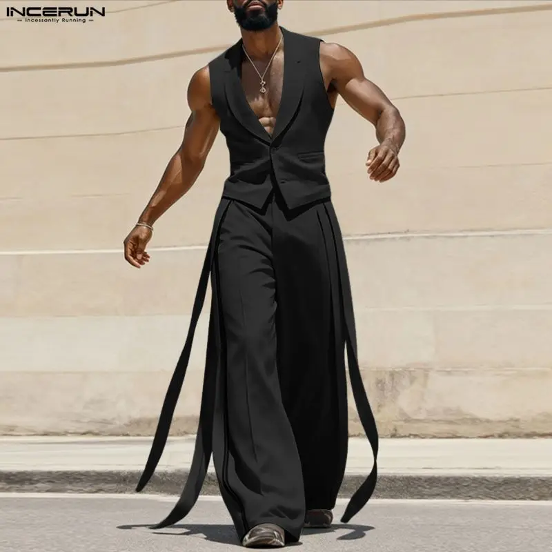 INCERUN Herensets Effen Kleur  - Mens Fashion Summer recensie en prijs