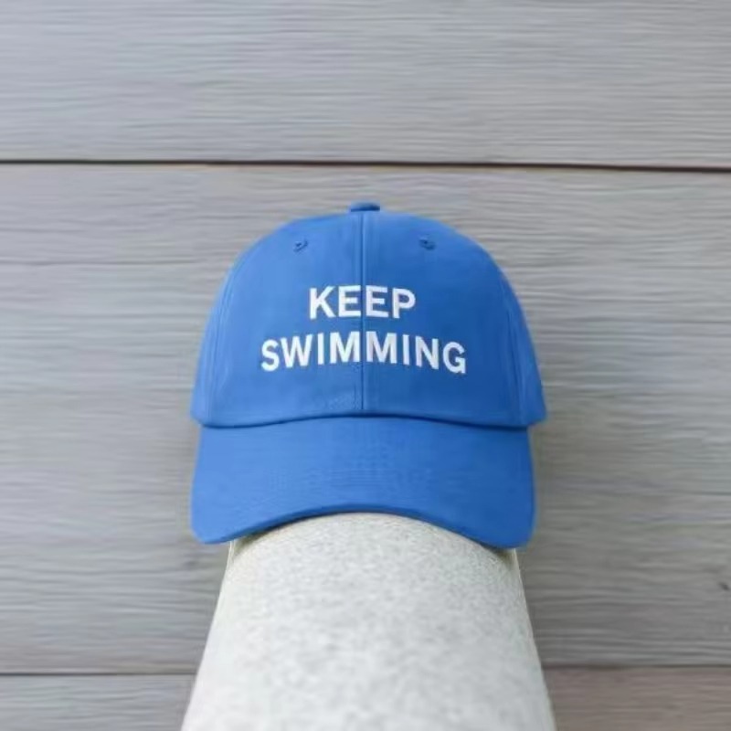 2026 Trendy Keep Swimming Nieu - Men'S Fashion With Hat recensie en prijs