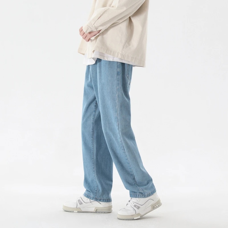 2026 Nieuwe Koreaanse Mode Man - Men'S Fashion Grey Jeans recensie en prijs