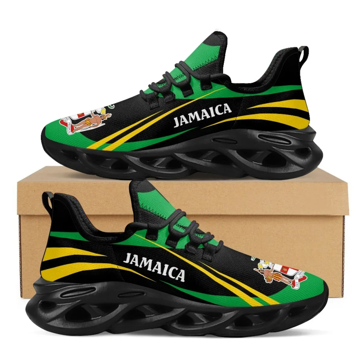 Jamaica Vlag Print Schoenen Ma - Mens Fashion Trainers recensie en prijs