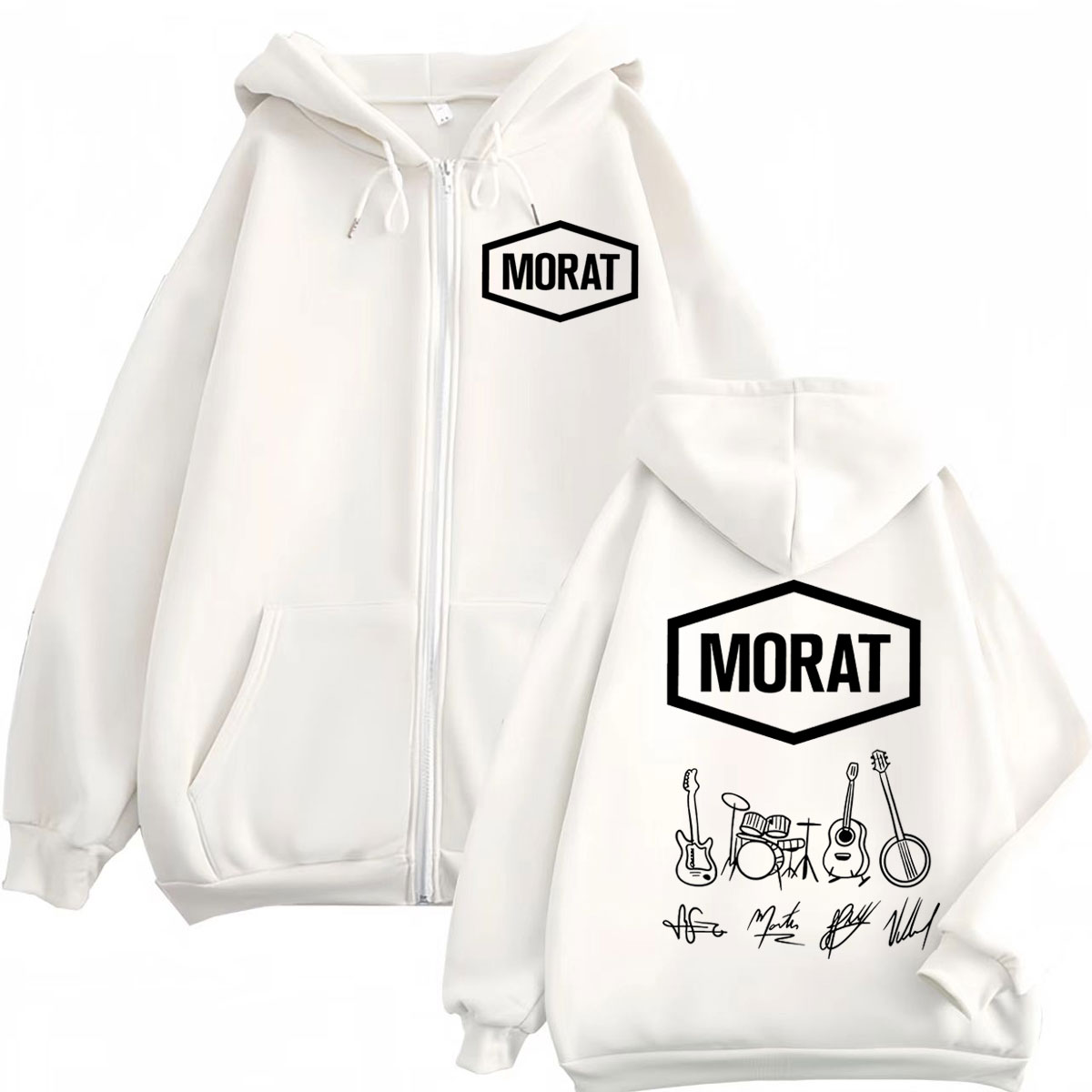 Morat Colombia Band Merch Rits - Mens Fashion Zip Up Hoodies recensie en prijs