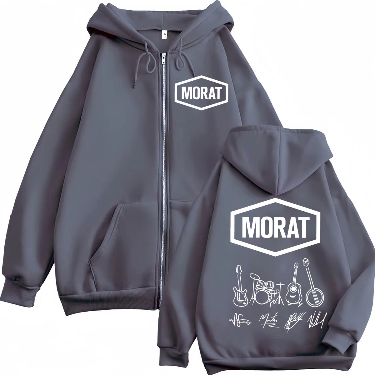 Morat Colombia Band Merch Rits - Mens Fashion Zip Up Hoodies recensie en prijs