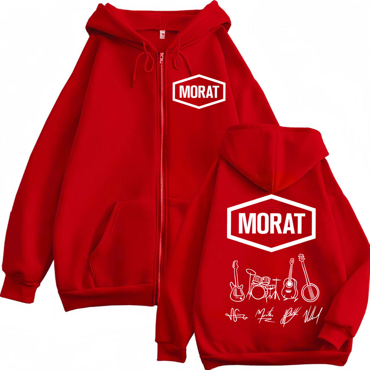 Morat Colombia Band Merch Rits - Mens Fashion Zip Up Hoodies recensie en prijs