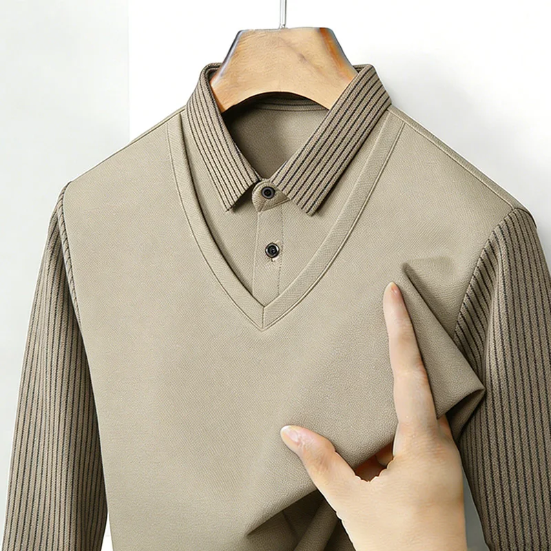 Heren nep tweedelig overhemdkr - Mens Fashion Clothes recensie en prijs