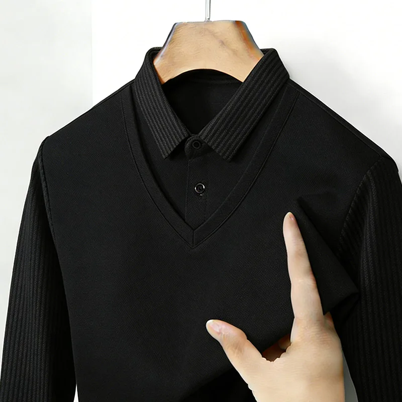 Heren nep tweedelig overhemdkr - Mens Fashion Clothes recensie en prijs