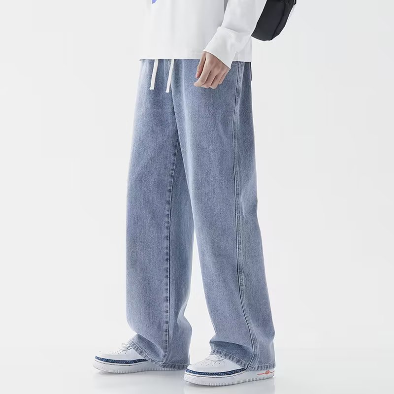 Koreaanse stijl streetwear, ni - Men'S Fashion Grey Jeans recensie en prijs