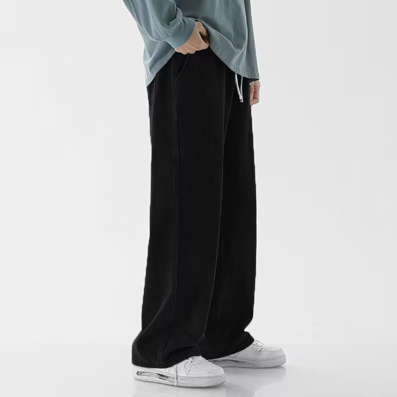 Koreaanse stijl streetwear, ni - Men'S Fashion Grey Jeans recensie en prijs