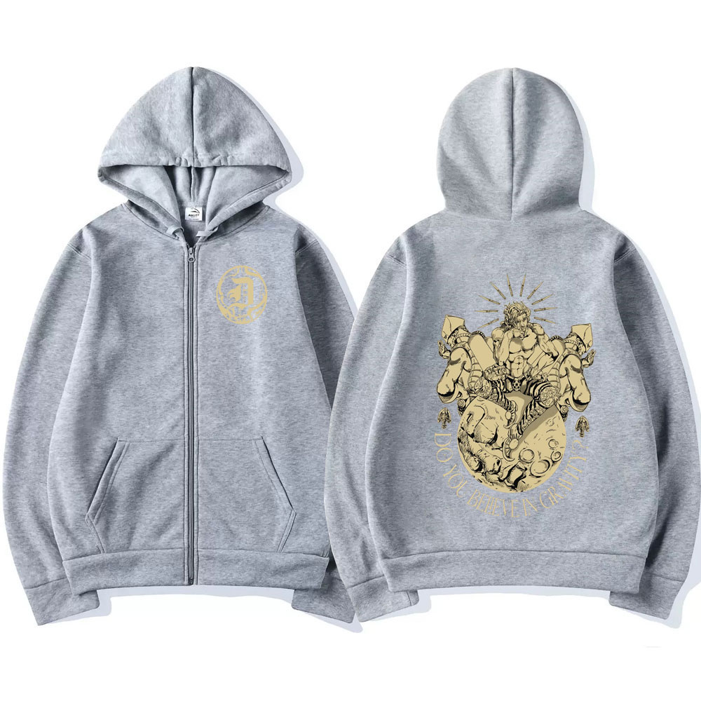 Anime Jojo Bizarre Adventure R - Mens Fashion Zip Up Hoodies recensie en prijs