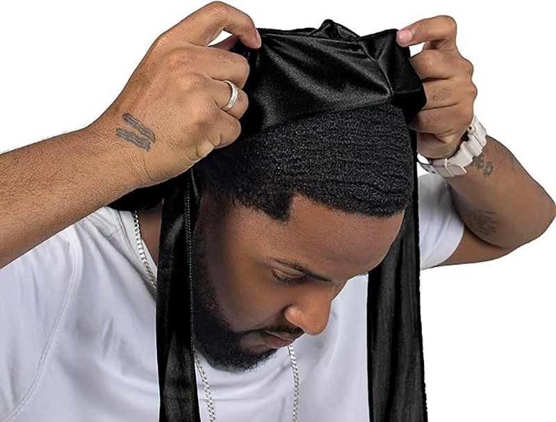 3 STKS/PARTIJ Lange Durag Zijd - Men'S Fashion With Hat recensie en prijs