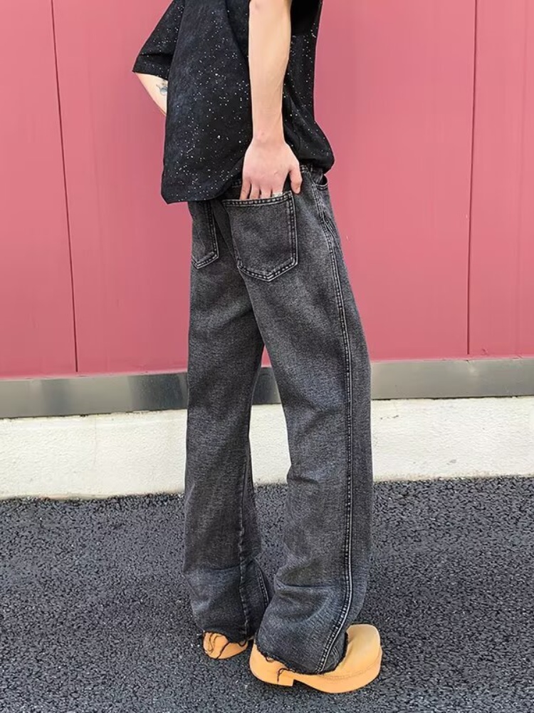 2026 Pantalon Y2K Mode Zwart G - Men'S Fashion Grey Jeans recensie en prijs
