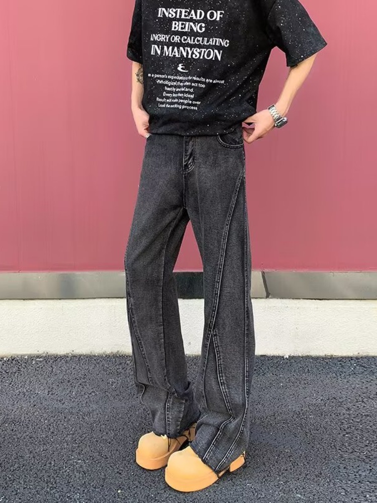 2026 Pantalon Y2K Mode Zwart G - Men'S Fashion Grey Jeans recensie en prijs