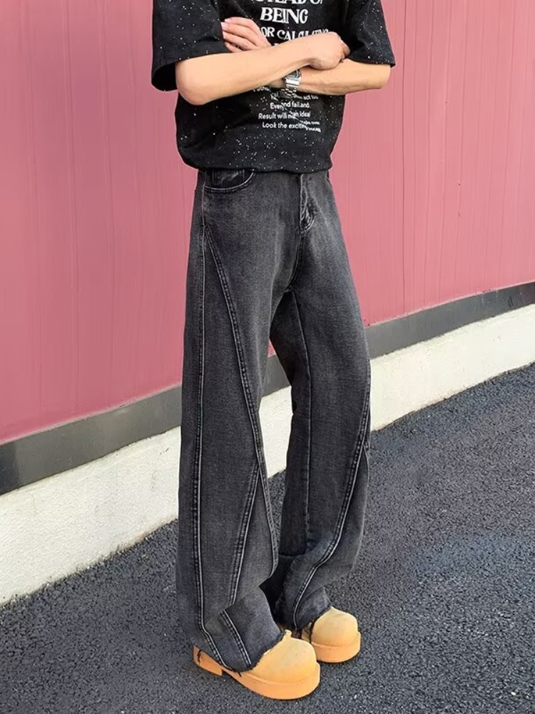 2026 Pantalon Y2K Mode Zwart G - Men'S Fashion Grey Jeans recensie en prijs