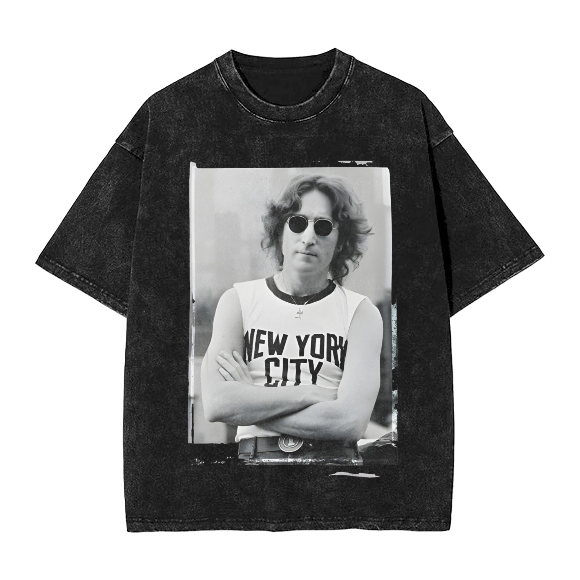 Harajuku gewassen shirt John L - Men'S Fashion New York recensie en prijs