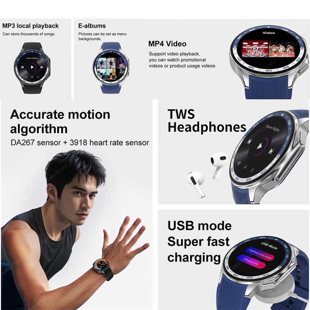 1.43 AMOLED Smart Horloge 3D S - Men'S Fashion X recensie en prijs