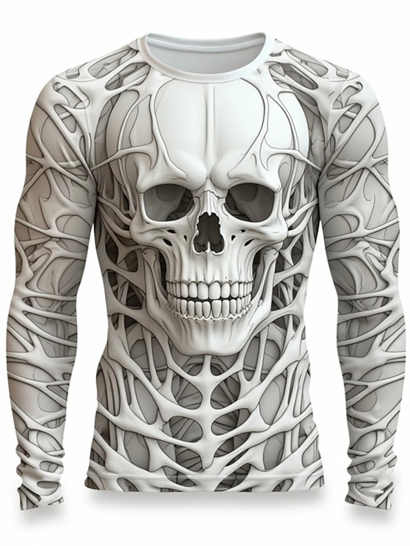 3D Print Skelet Schedels Patro - Men'S Fashion T Shirts recensie en prijs