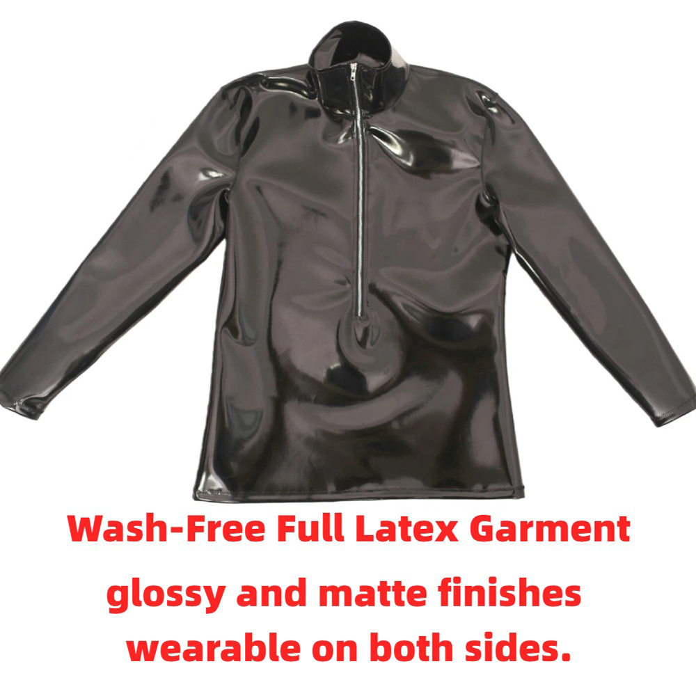 Sexy Heren PVC Glanzend Glanze - Men'S Fashion T Shirts recensie en prijs
