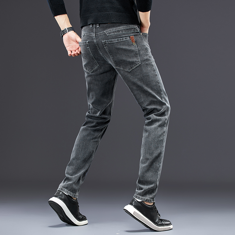 Heren Slanke Jeans 2024 Herfst - Men'S Fashion Grey Jeans recensie en prijs