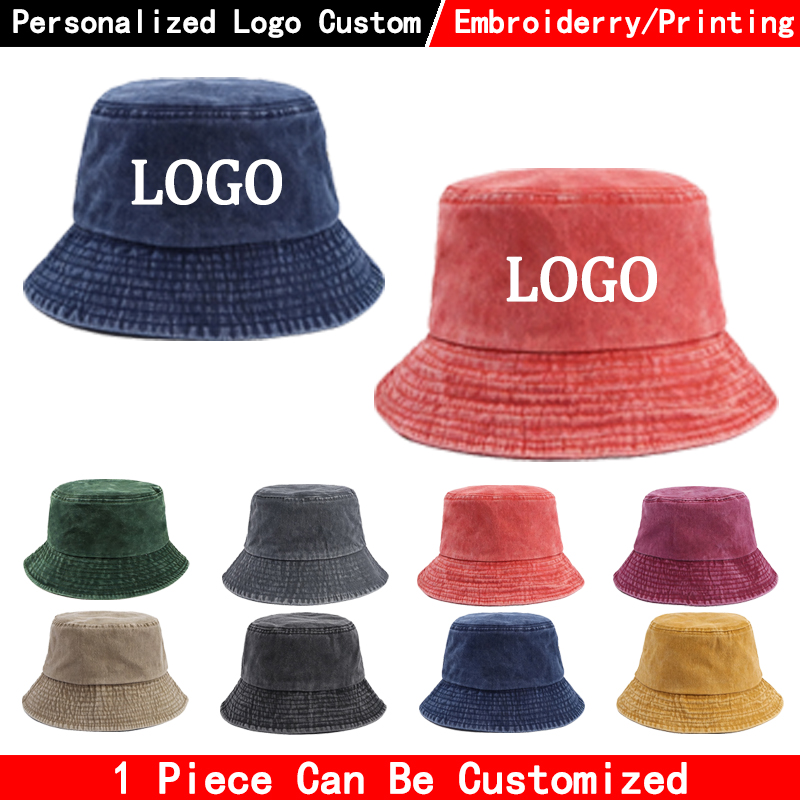 Op maat gemaakte denim bucket  - Men'S Fashion With Hat recensie en prijs