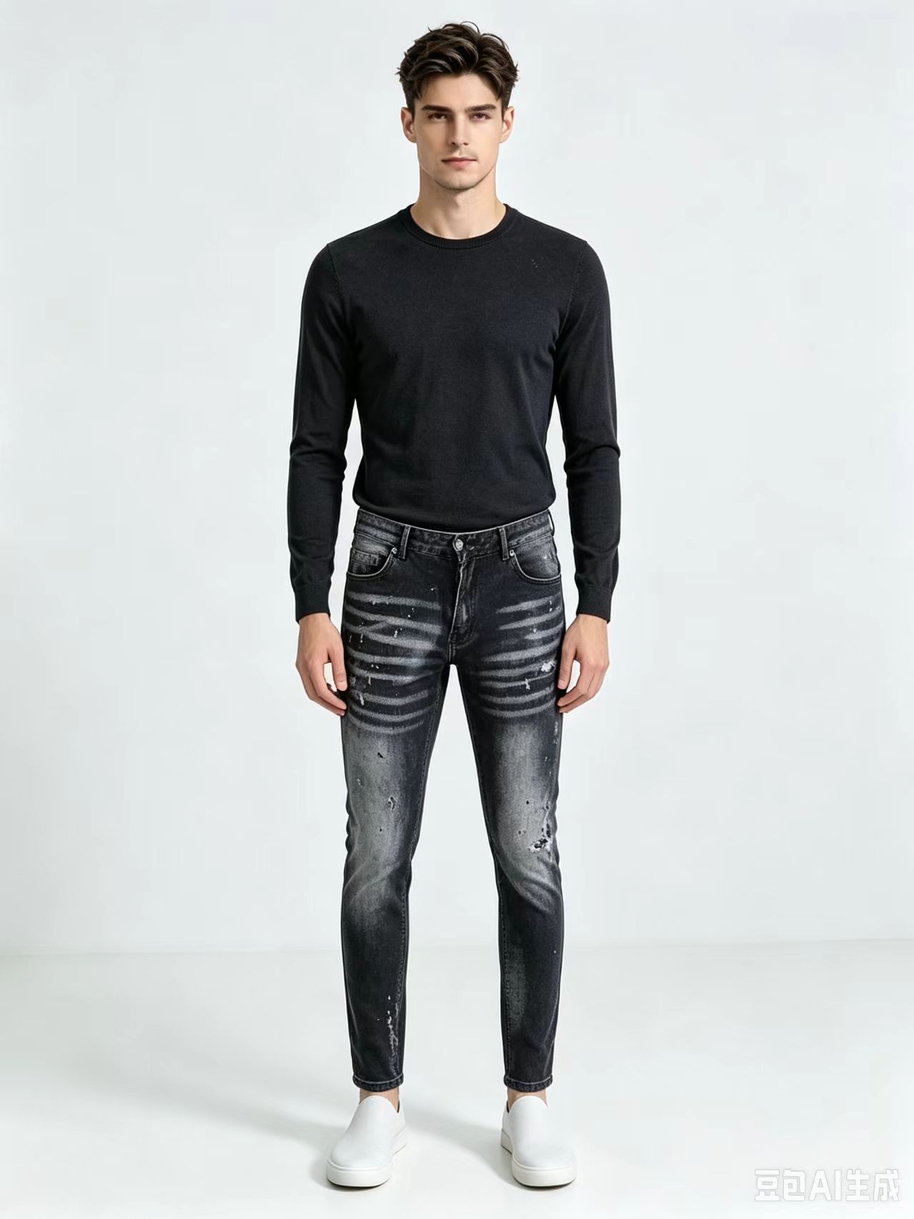 Heren High Street Hip Hop Graf - Men'S Fashion Grey Jeans recensie en prijs