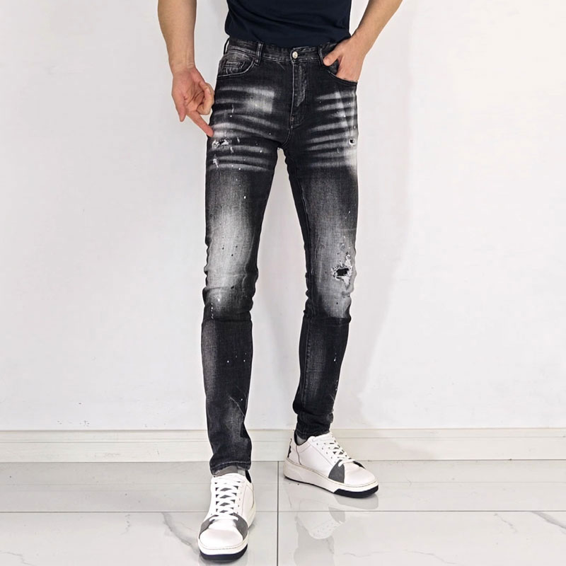 Heren High Street Hip Hop Graf - Men'S Fashion Grey Jeans recensie en prijs