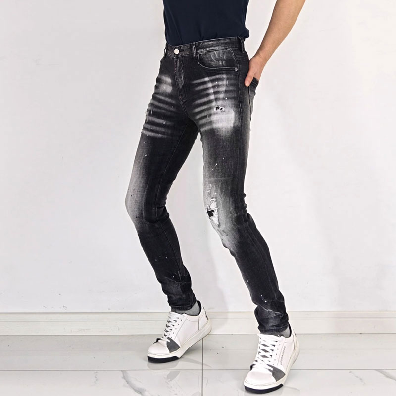 Heren High Street Hip Hop Graf - Men'S Fashion Grey Jeans recensie en prijs