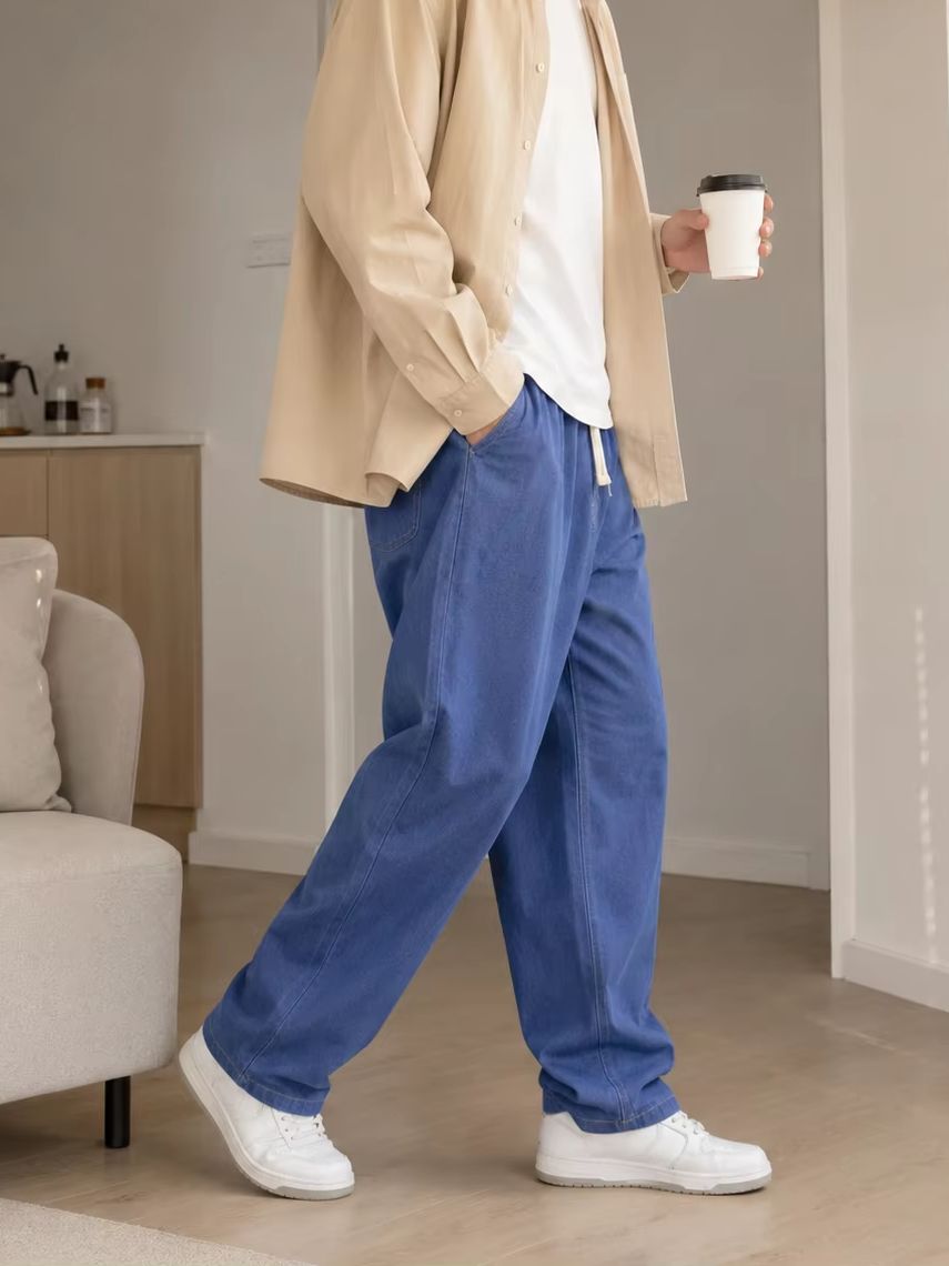 Casual baggy jeans voor heren, - Men'S Fashion Grey Jeans recensie en prijs