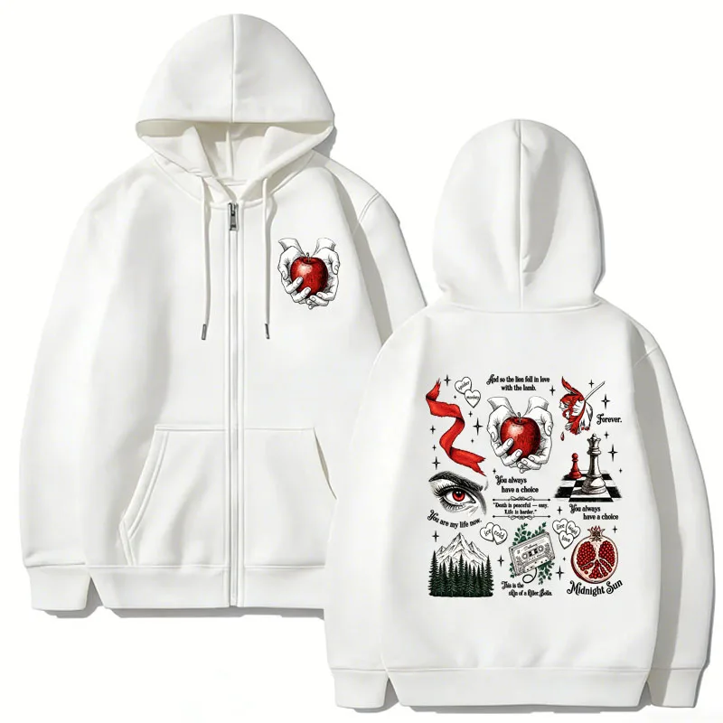 Wolf Romance Hoodies met Rits  - Mens Fashion Zip Up Hoodies recensie en prijs