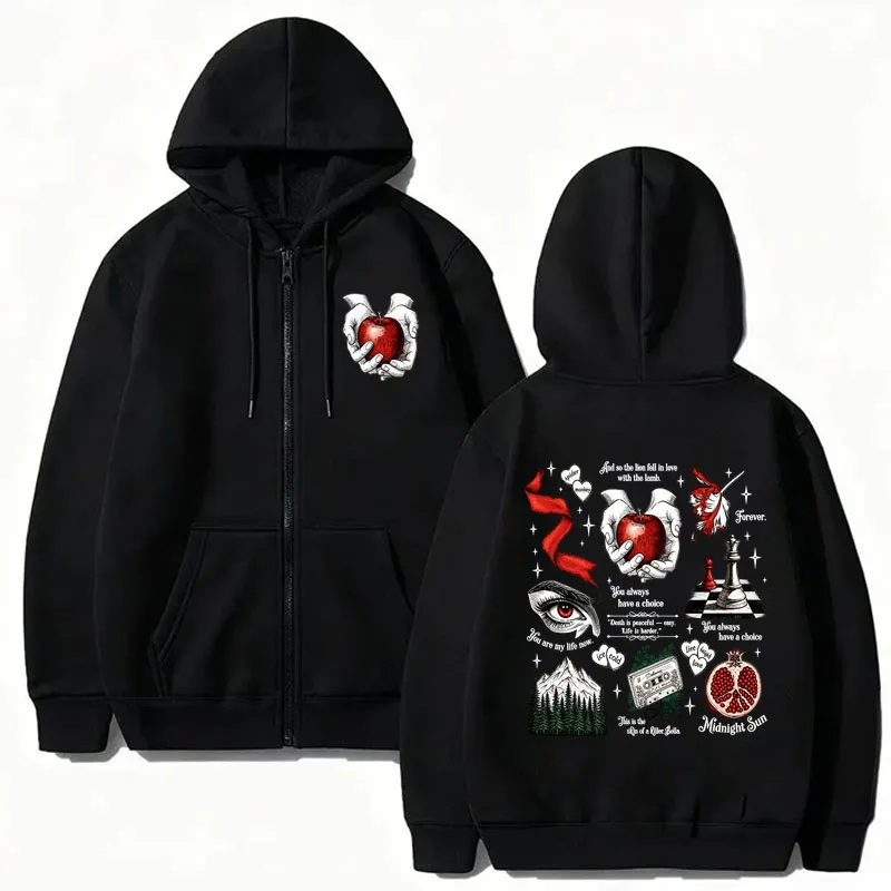 Wolf Romance Hoodies met Rits  - Mens Fashion Zip Up Hoodies recensie en prijs