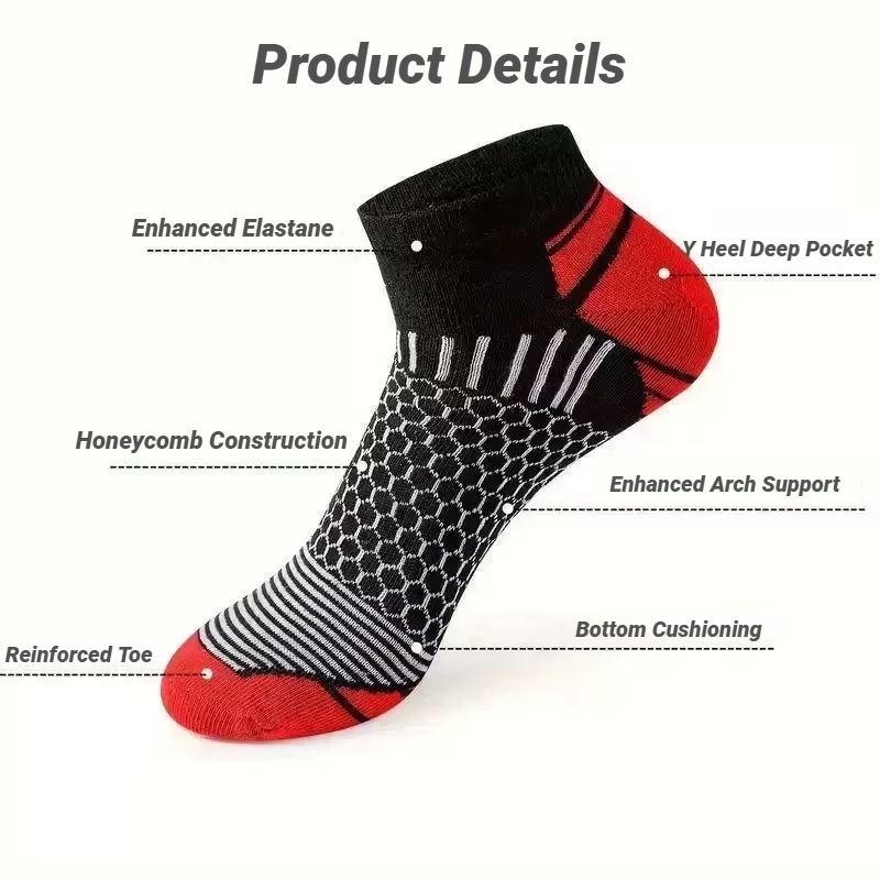 6 paar korte sportsokken voor  - Socks Ankle Men recensie en prijs