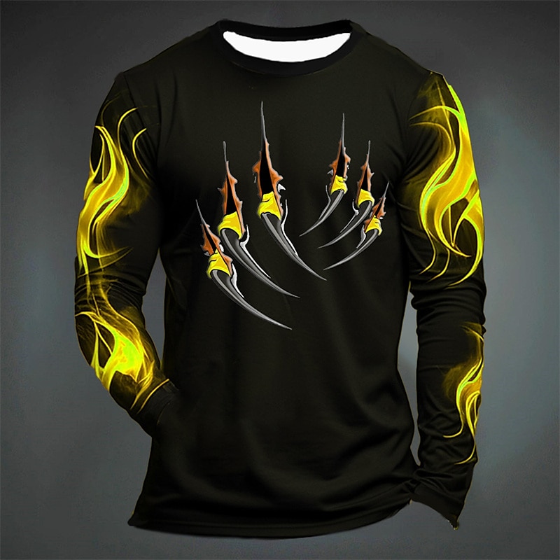 Grappige Tijgerprint T-shirt V - Mens Fashion Clothes recensie en prijs