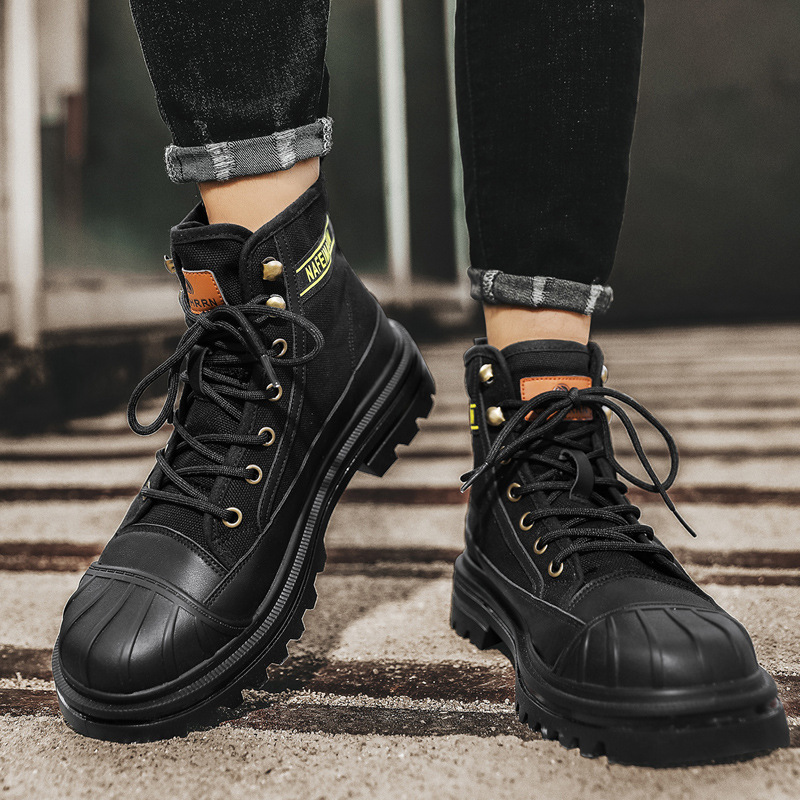 Heren Canvas Laarzen Mode Hoge - Men'S Fashion News recensie en prijs