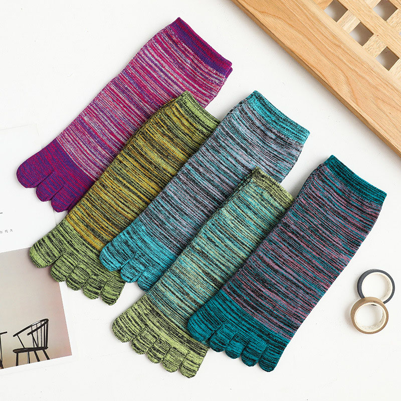 1/5 Pairs Man Kleurrijke Teen  - Socks Ankle Men recensie en prijs