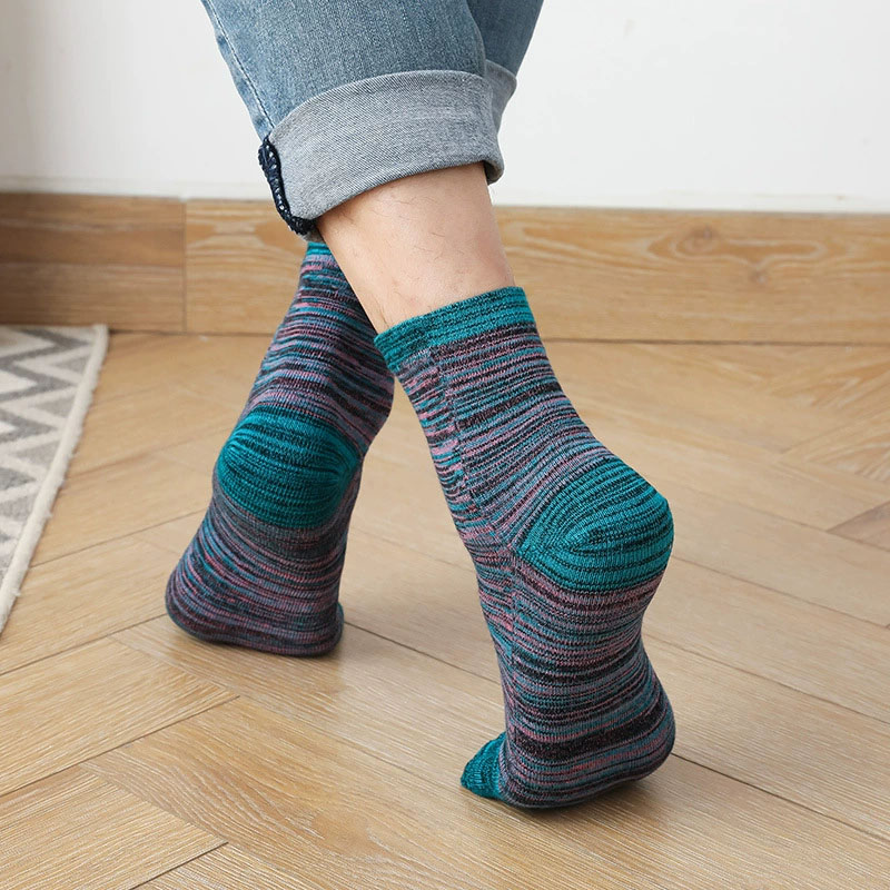 1/5 Pairs Man Kleurrijke Teen  - Socks Ankle Men recensie en prijs