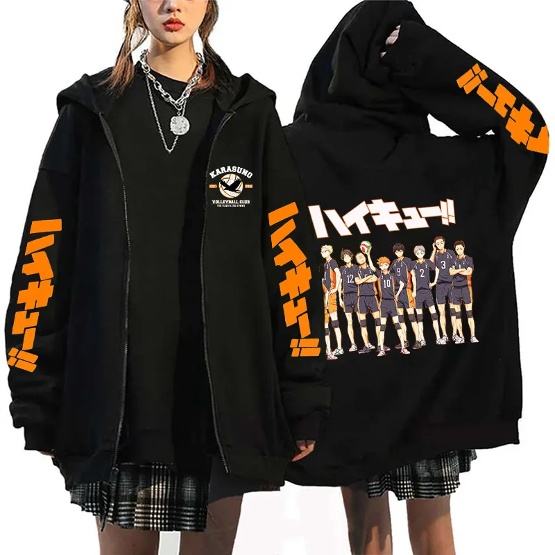 Oya Oya Oya Haikyuu Japan Anim - Mens Fashion Zip Up Hoodies recensie en prijs