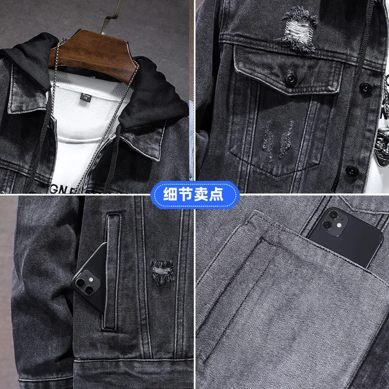 Pop Lente Herfst Nieuwe Mode H - Men'S Fashion Grey Jeans recensie en prijs