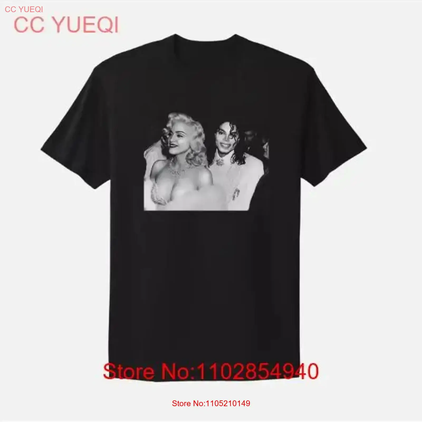 Madonna en Michael Jackson T-s - Poster Men Fashion recensie en prijs