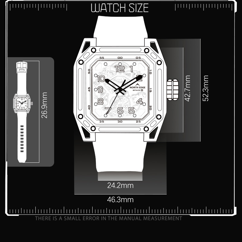NORTH EDGE mechanische herenho - Men'S Fashion X recensie en prijs
